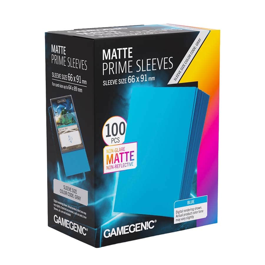 GAMEGENIC: MATTE PRIME SLEEVES: BLUE