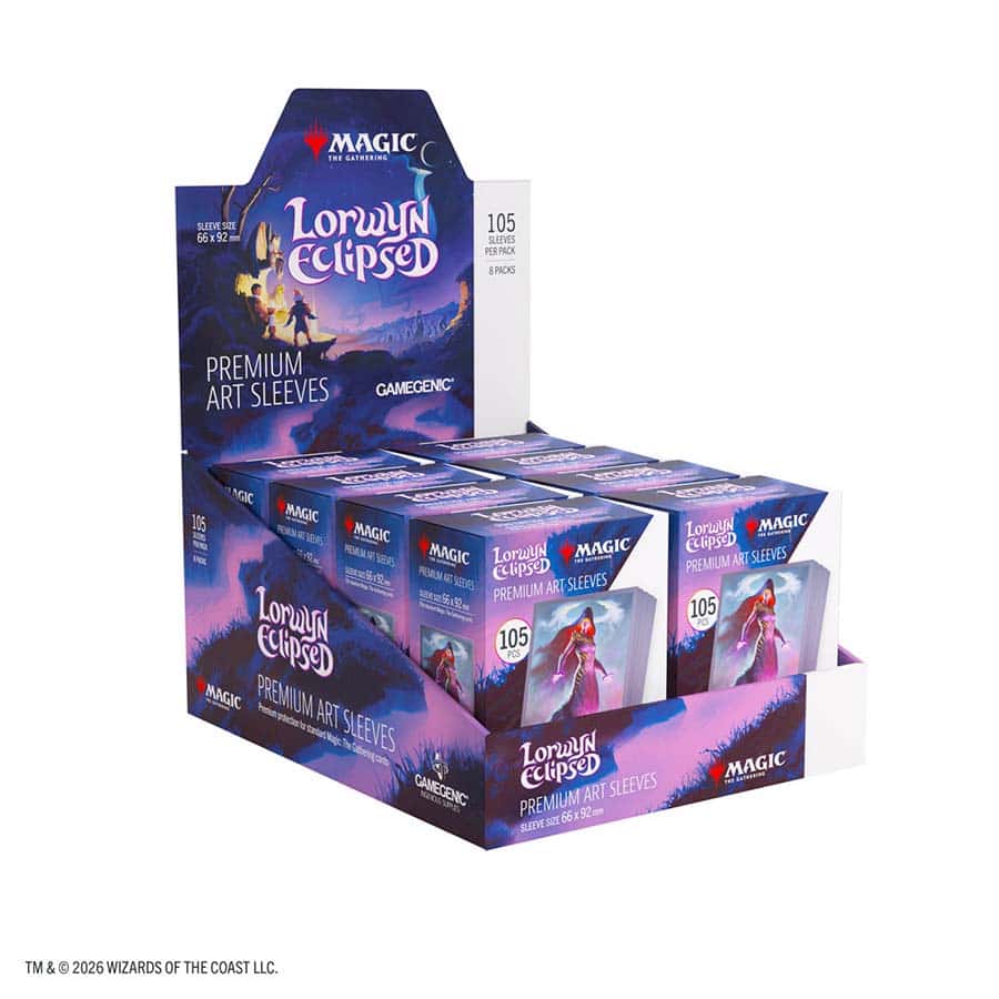 GAMEGENIC: MAGIC THE GATHERING: ECL LORWYN ECLIPSED: PREMIUM ART SLEEVES: MOONSHADOW