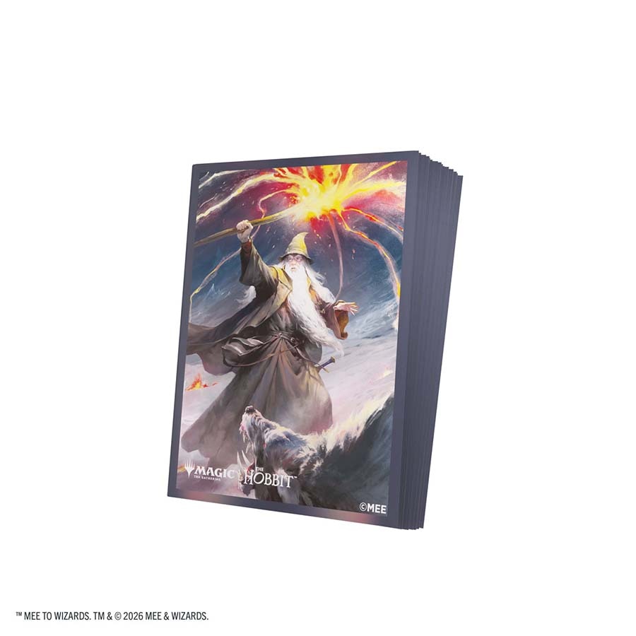 GAMEGENIC: MAGIC THE GATHERING: HOB THE HOBBIT: PREMIUM ART SLEEVES: GANDALF SHADOW'S FOE