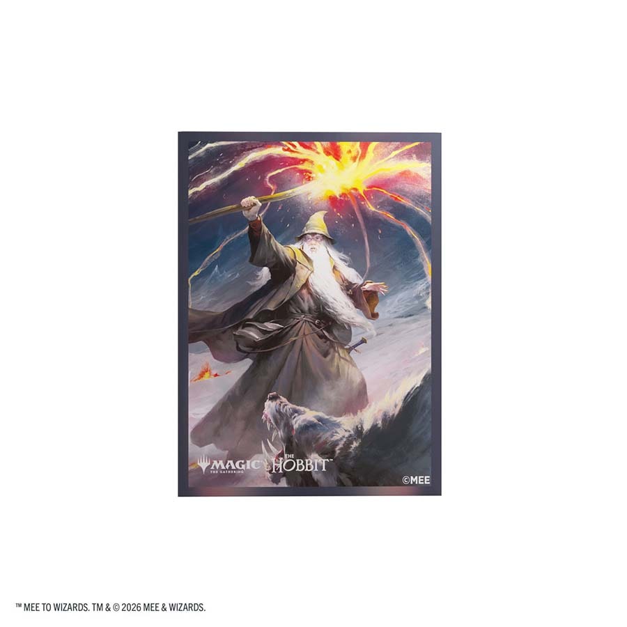 GAMEGENIC: MAGIC THE GATHERING: HOB THE HOBBIT: PREMIUM ART SLEEVES: GANDALF SHADOW'S FOE