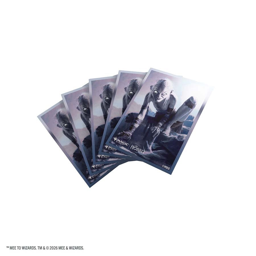 GAMEGENIC: MAGIC THE GATHERING: HOB THE HOBBIT: PREMIUM ART SLEEVES: GOLLUM RIDDLE MASTER