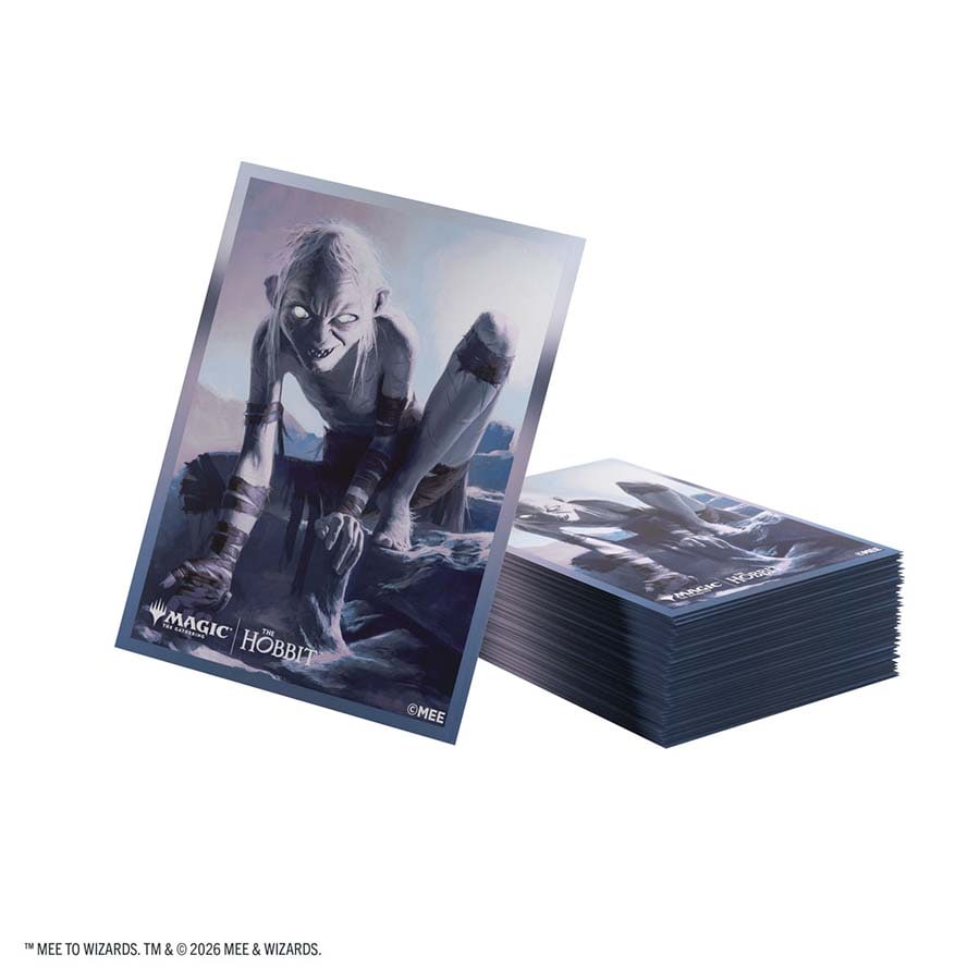 GAMEGENIC: MAGIC THE GATHERING: HOB THE HOBBIT: PREMIUM ART SLEEVES: GOLLUM RIDDLE MASTER