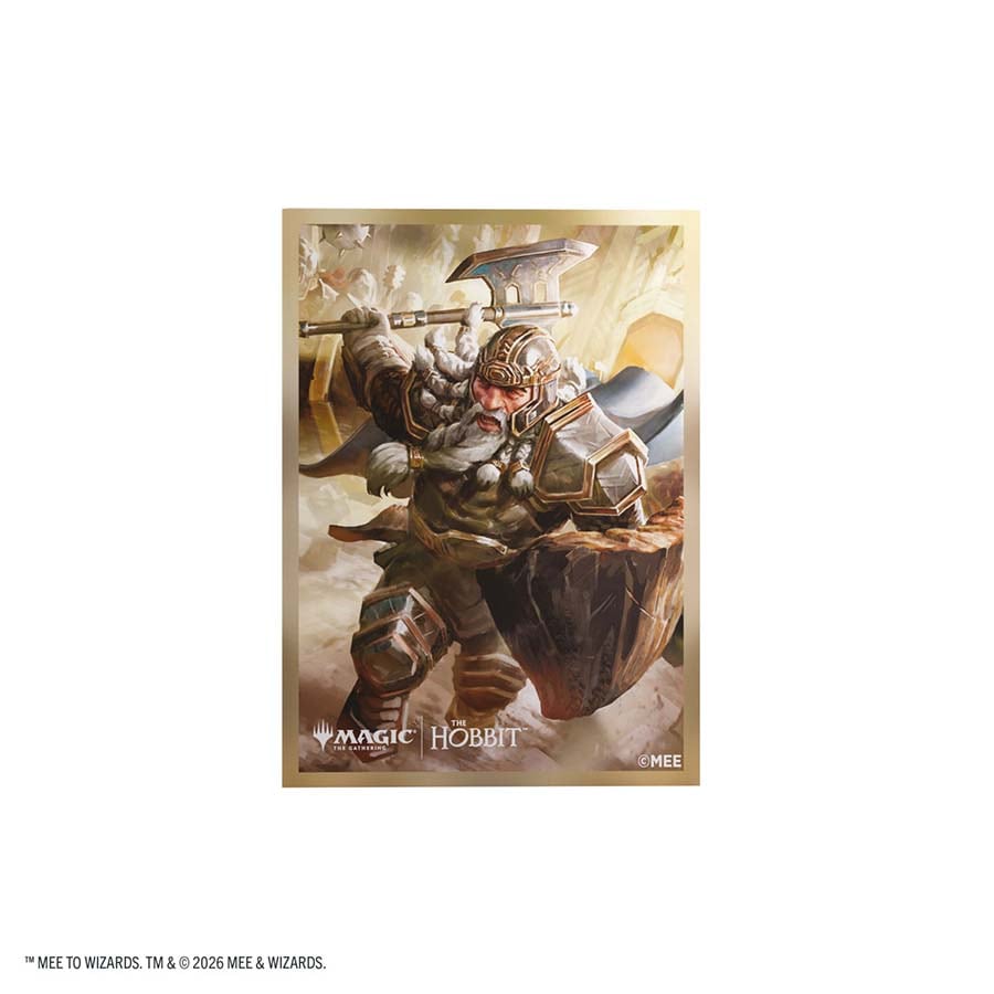 GAMEGENIC: MAGIC THE GATHERING: HOB THE HOBBIT: PREMIUM ART SLEEVES: THORIN MOUNTAIN-KING