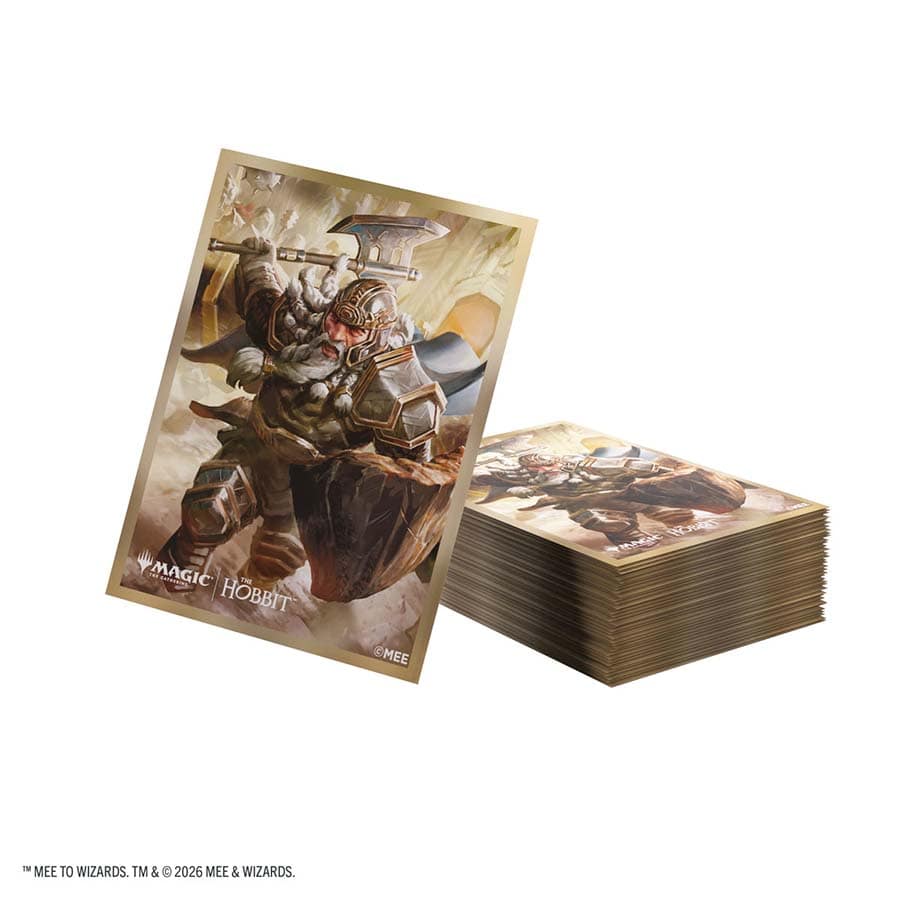 GAMEGENIC: MAGIC THE GATHERING: HOB THE HOBBIT: PREMIUM ART SLEEVES: THORIN MOUNTAIN-KING