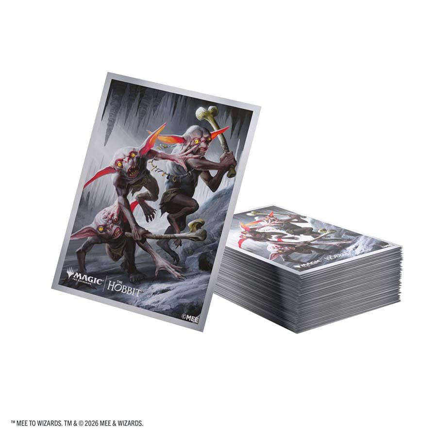 GAMEGENIC: MAGIC THE GATHERING: HOB THE HOBBIT: PREMIUM ART SLEEVES: GOBLIN ARMY TOKEN