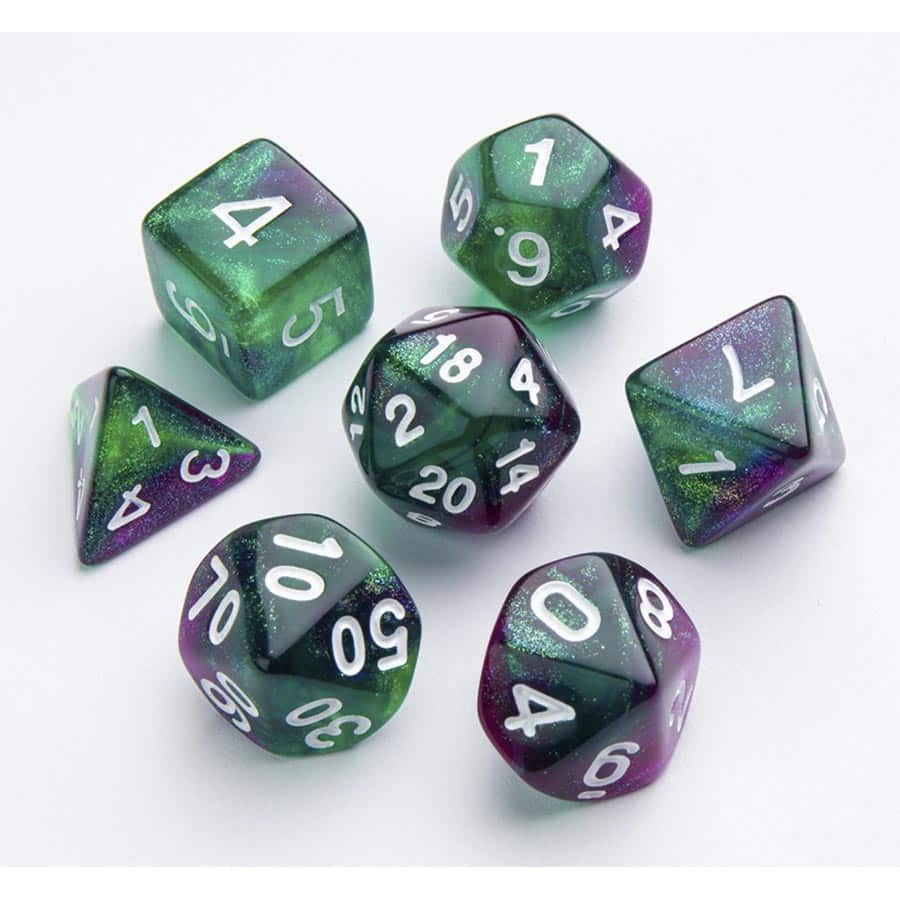 7CT GAMEGENIC RPG DICE SET: GALAXY SERIES: NEBULA