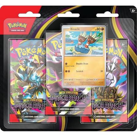 Pitch Black 3 Pack Blister [Binacle] - ME05: Pitch Black (ME05) (Pre-Order)