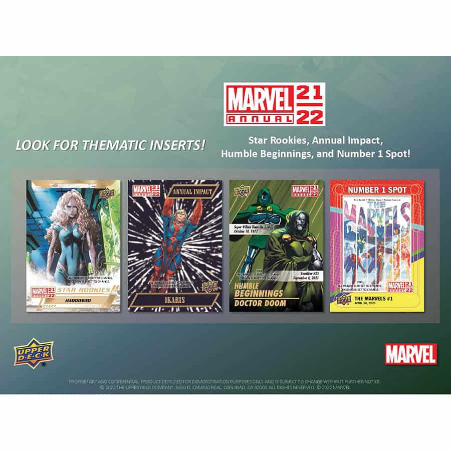 21-22 Upper Deck Marvel Annual Hobby